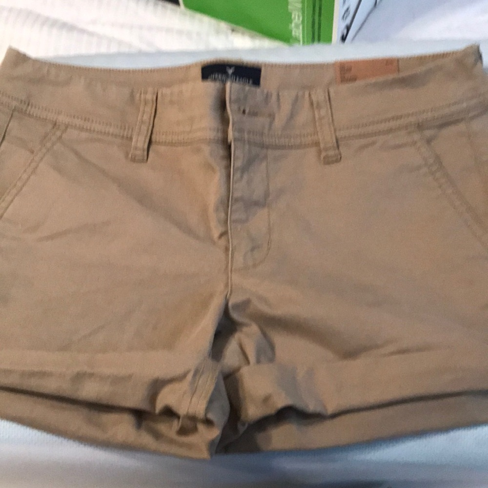 AEO Low Rise Stretch Shorts